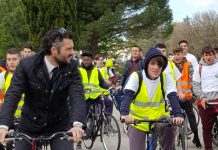 In tour per Prato con le biciclette riparate dagli studenti del Marconi
