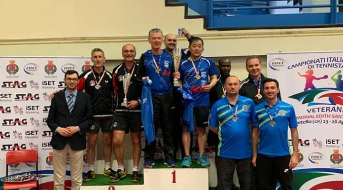 Circolo Prato 2010 ok agli italiani: bronzo ai veterani Fatai e La Rocca