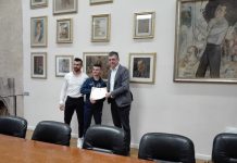 Nannini campione italiano Cadetti di ju-jitsu: premiato in Comune