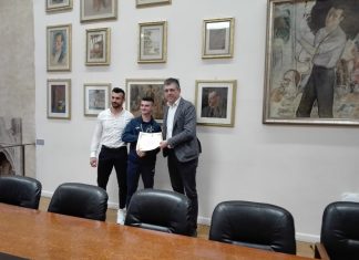 Nannini campione italiano Cadetti di ju-jitsu: premiato in Comune