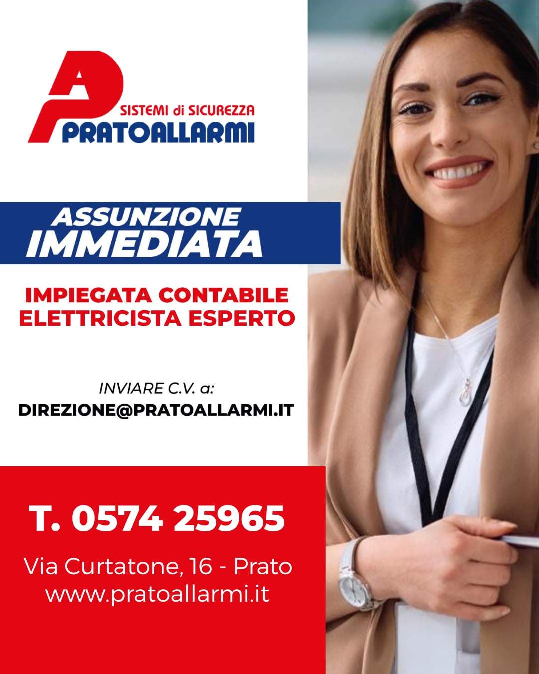 prato allarmi ricerca lavoro