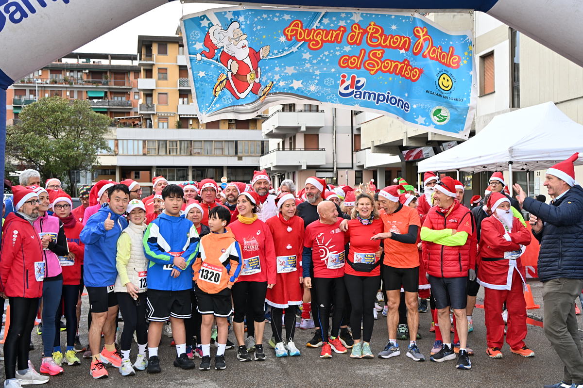 In 300 per la 5 km di “Buon Natale col sorriso”