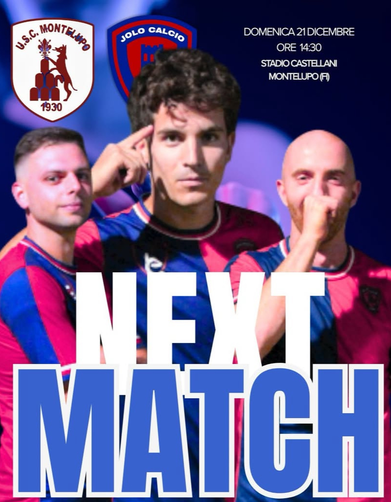 Girone A Promozione: lo Jolo si gioca il secondo posto a Montelupo nell’ultima trasferta dell’anno