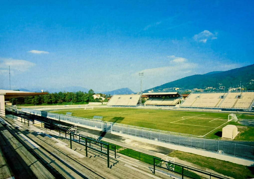 Lo stadio Lungobisenzio dopo la ristrutturazione degli anni ’80