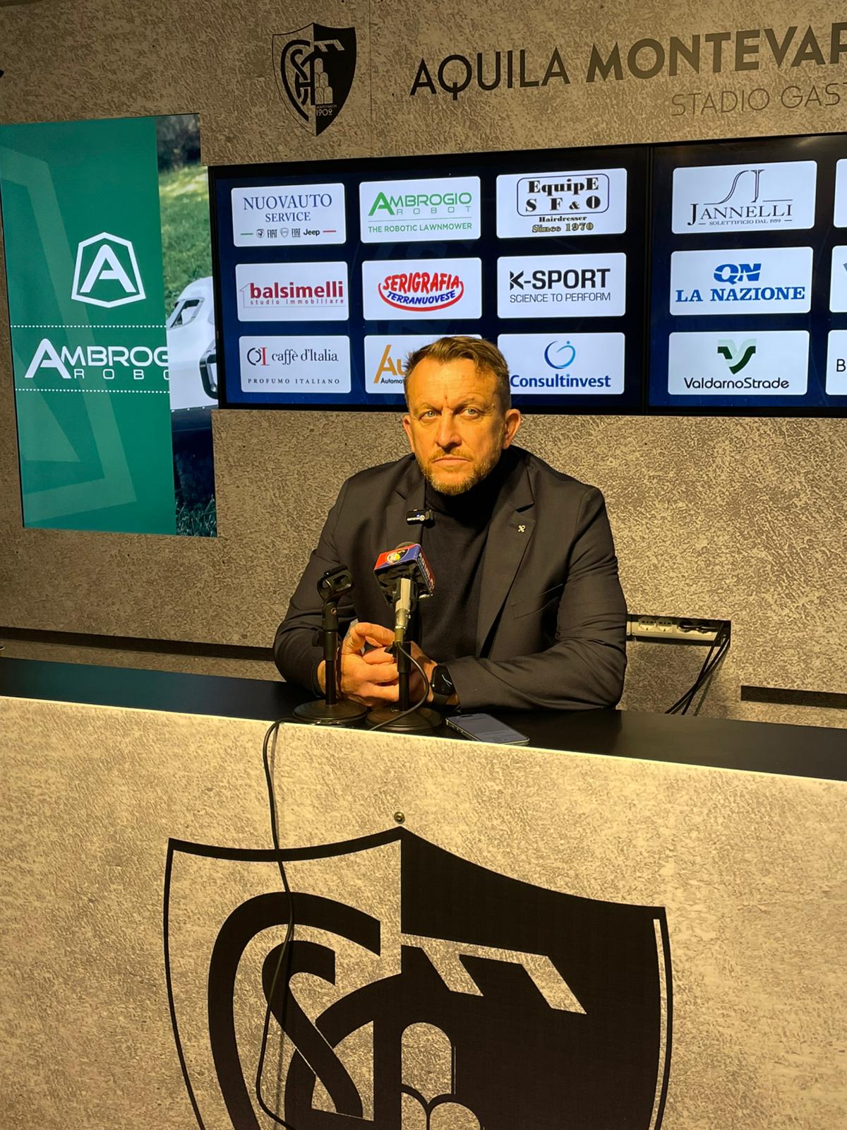 0-0 a Montevarchi, Venturi: «Non siamo contenti, ma il pareggio è giusto»