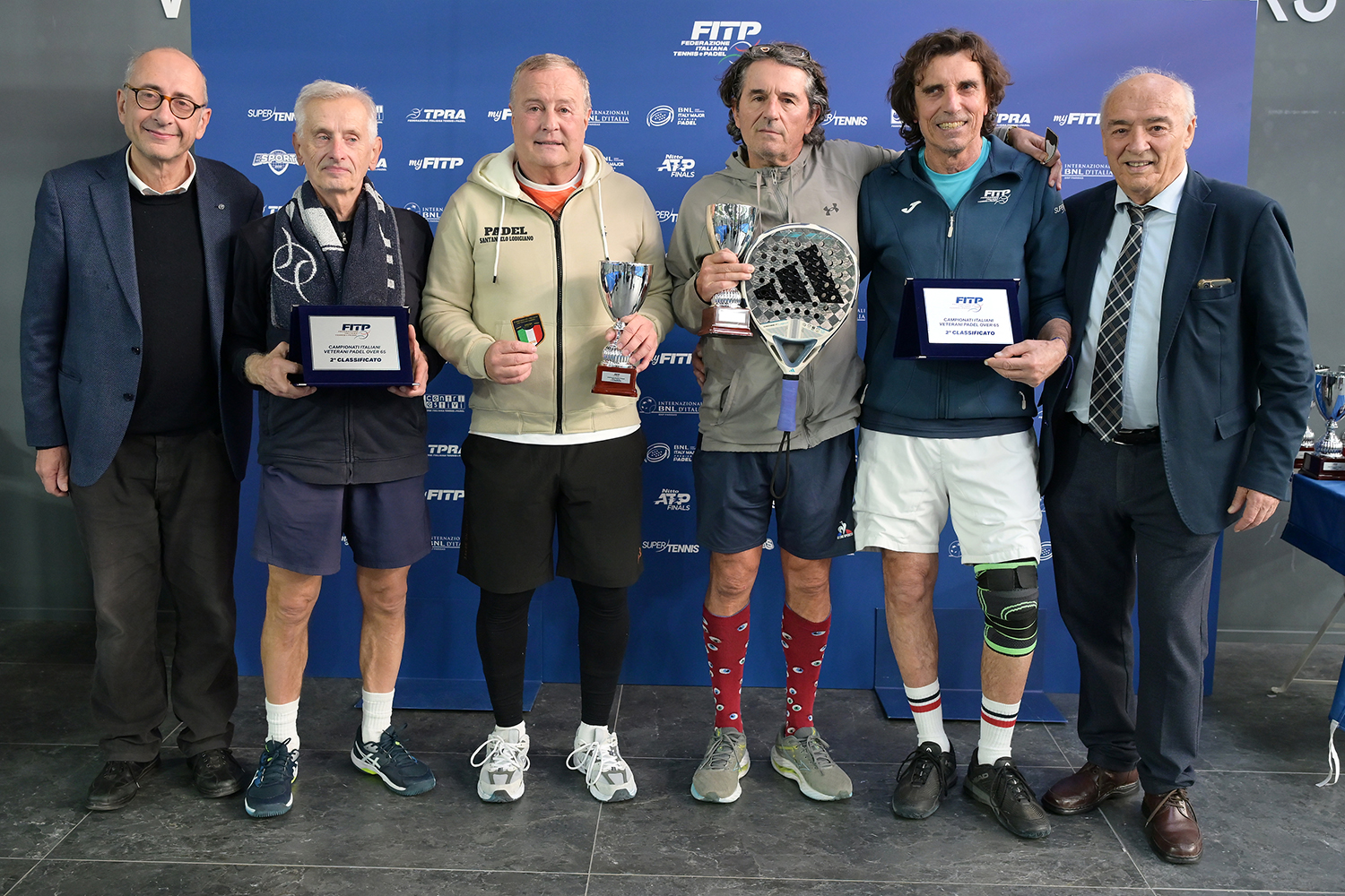 La coppia Over 65 Ciardi-Parrini conquista lo scudetto del padel