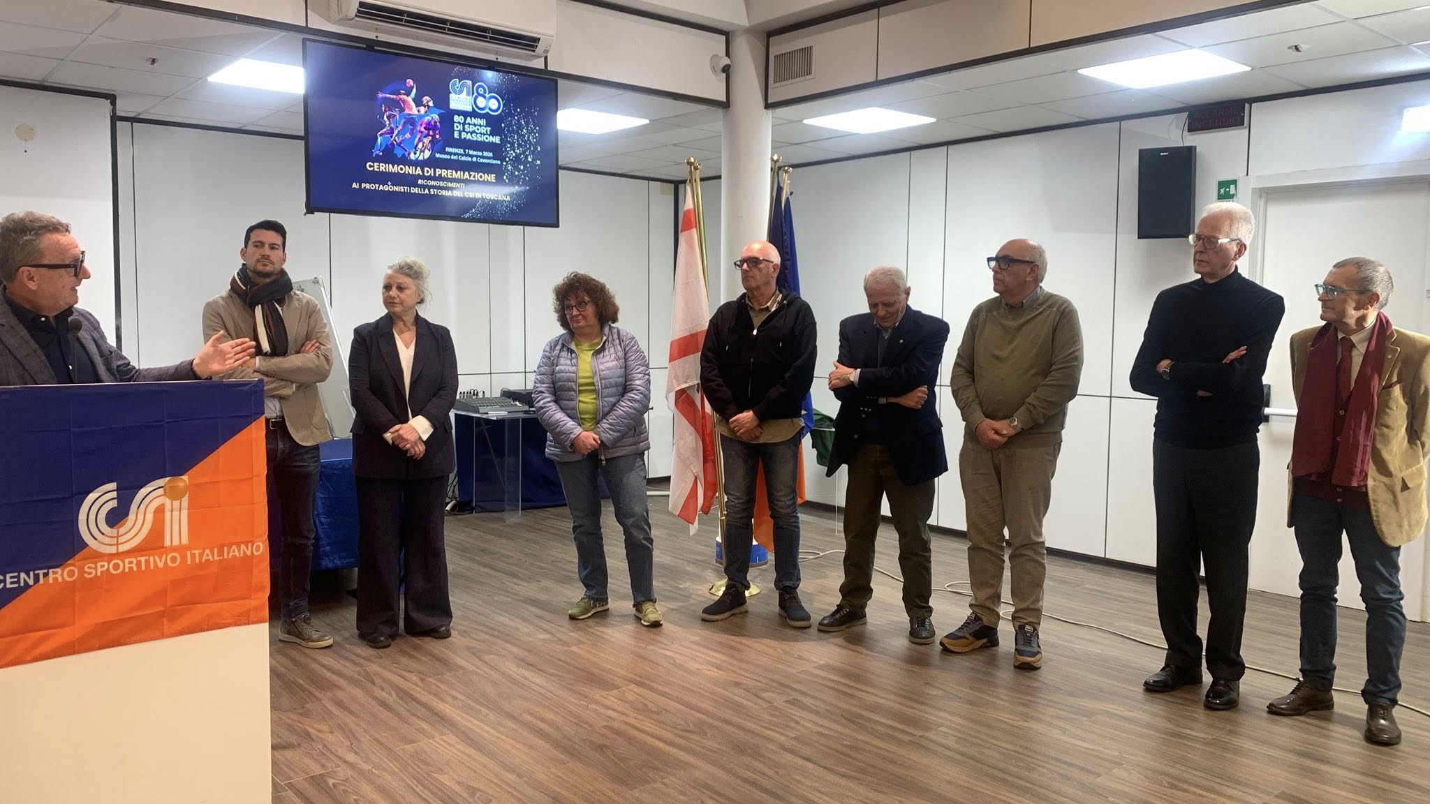 Csi Toscana, festa per gli 80 anni. Premi per la Cesare Battisti di Vernio e i dirigenti Nardi e Fabbri