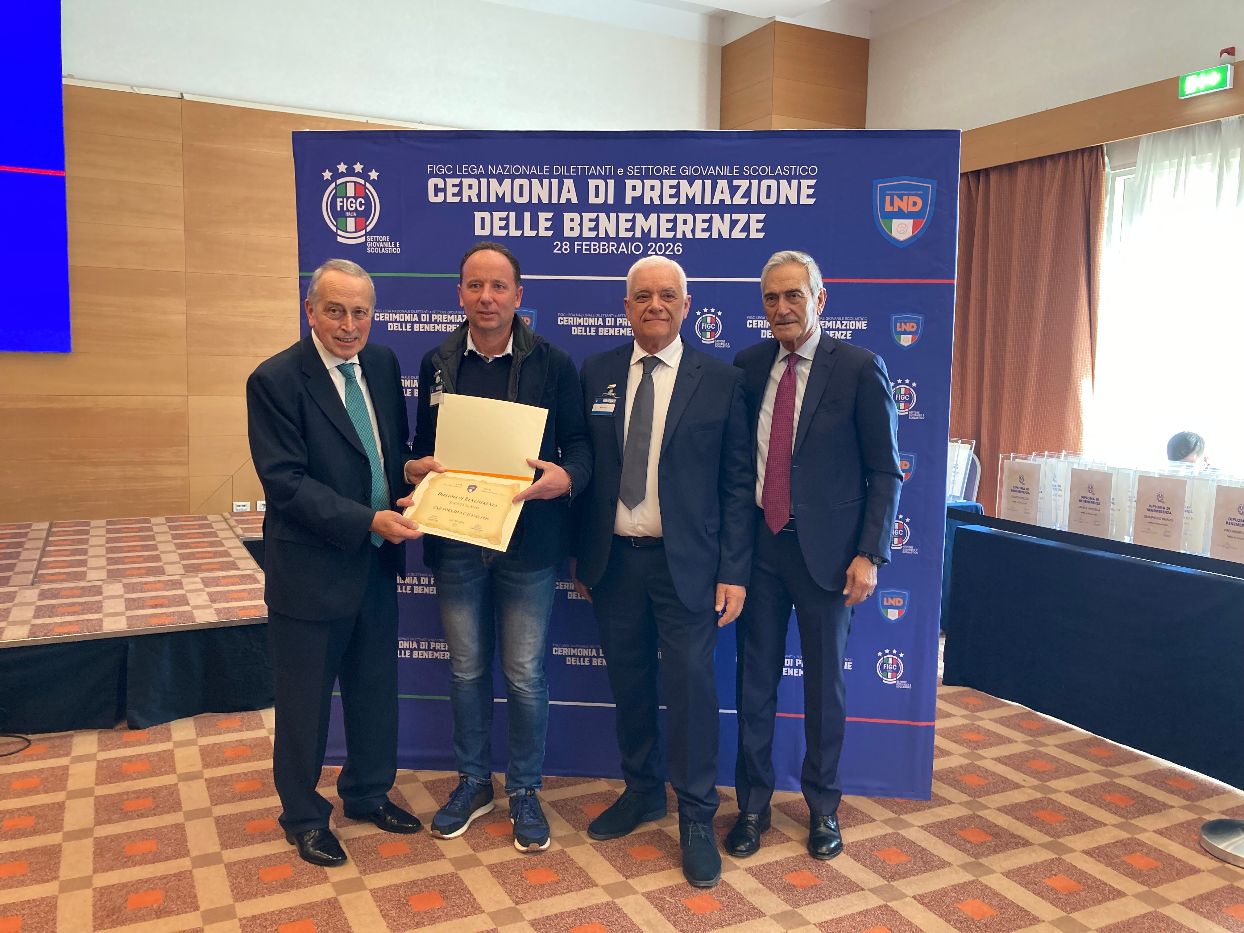 Csd Poggio 1909 premiato per i 50 anni da Figc e Lnd