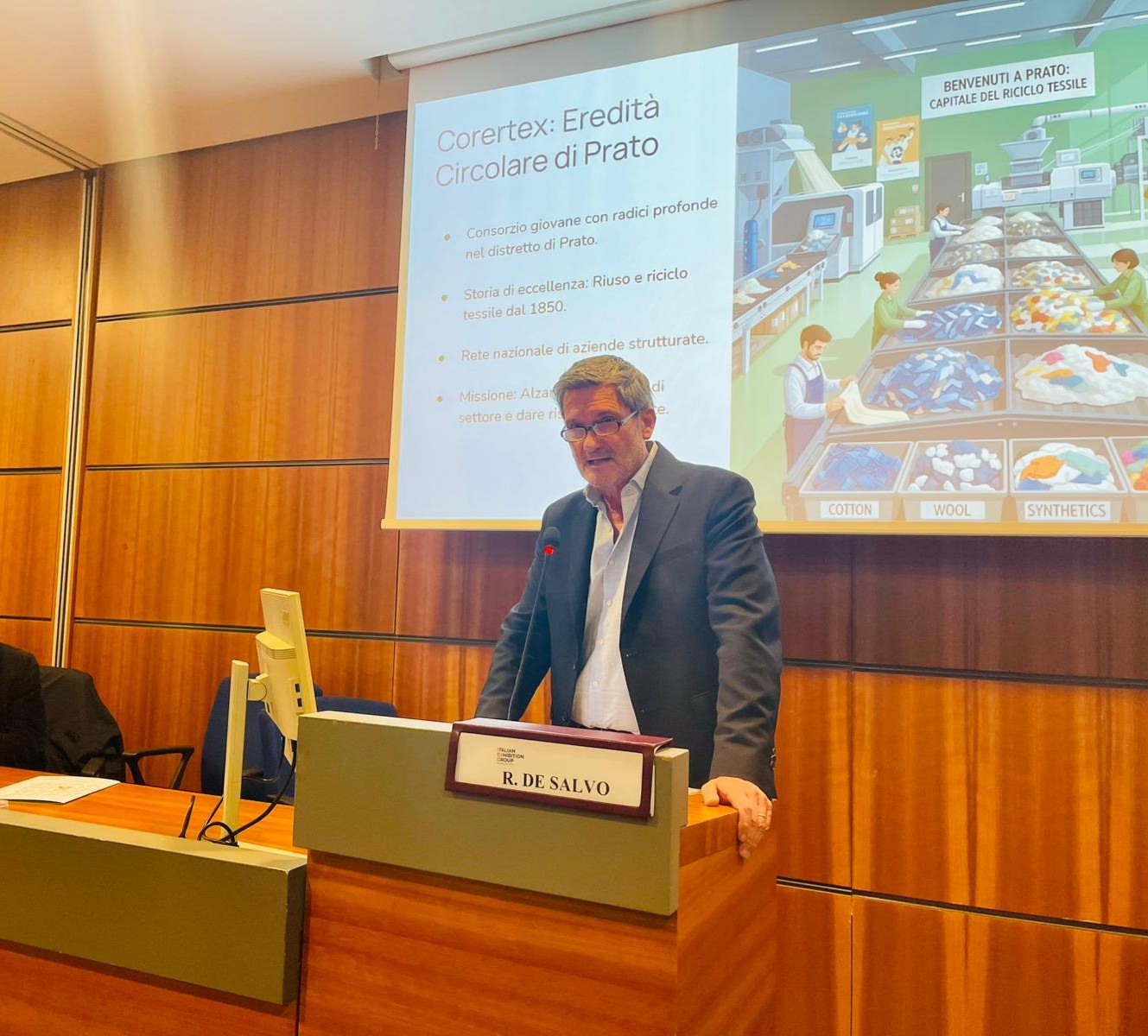 Premio nazionale “Verso un’economia circolare”: a Brescia premiato il Consorzio Corertex