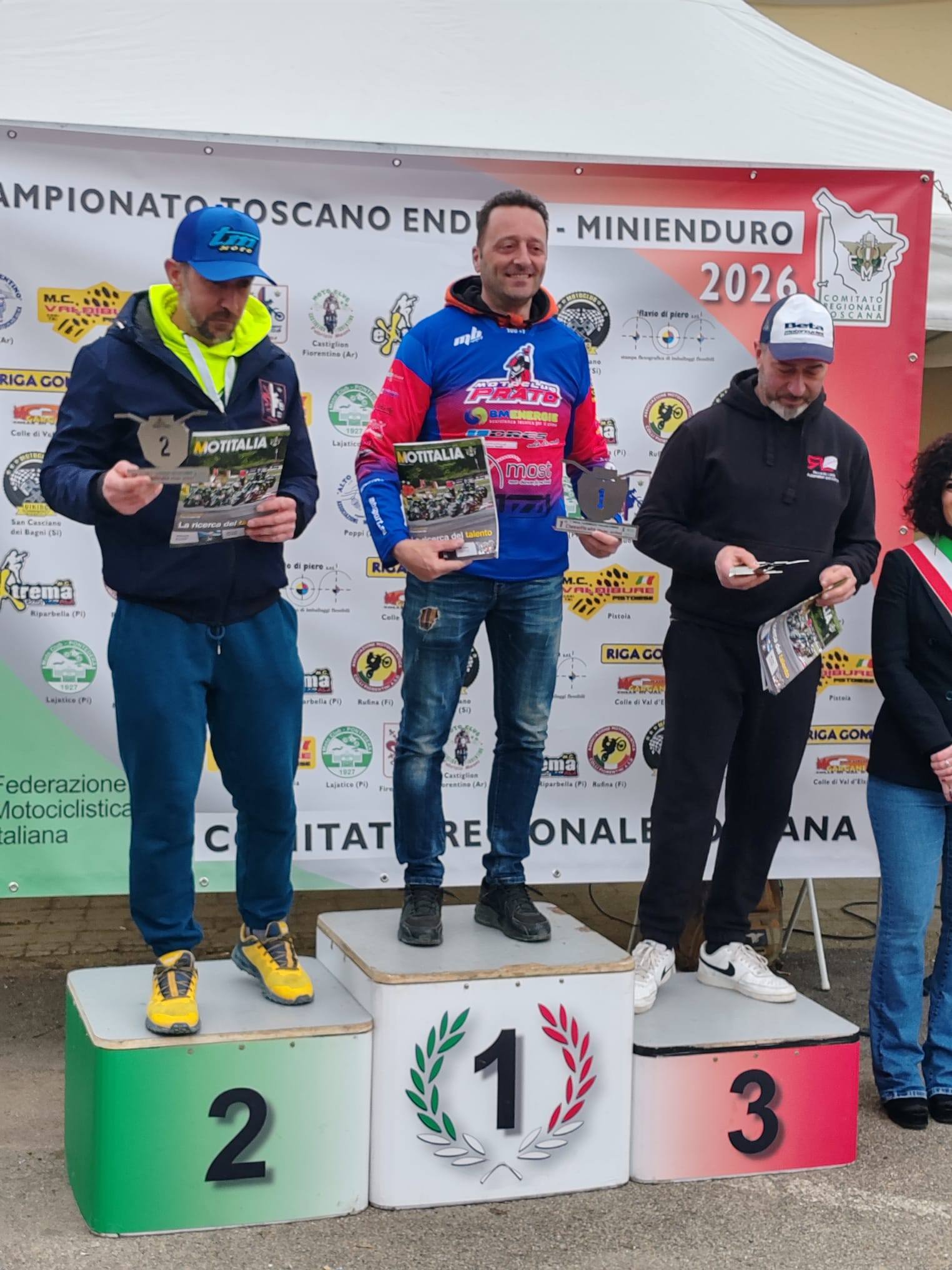 Moto Club Prato, vittorie e piazzamenti nella prima prova del Campionato Toscano Enduro