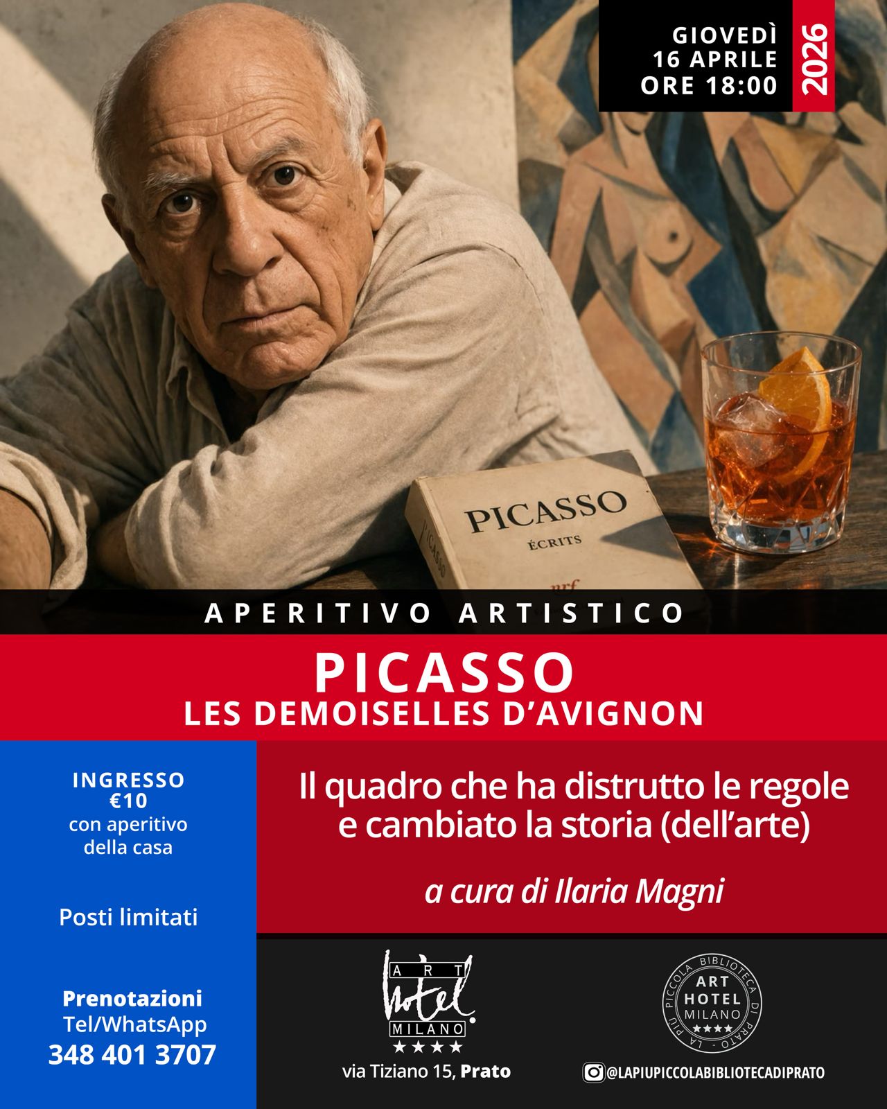 All’Art Hotel Milano incontro dedicato a Picasso e a Les demoiselles d’Avignon