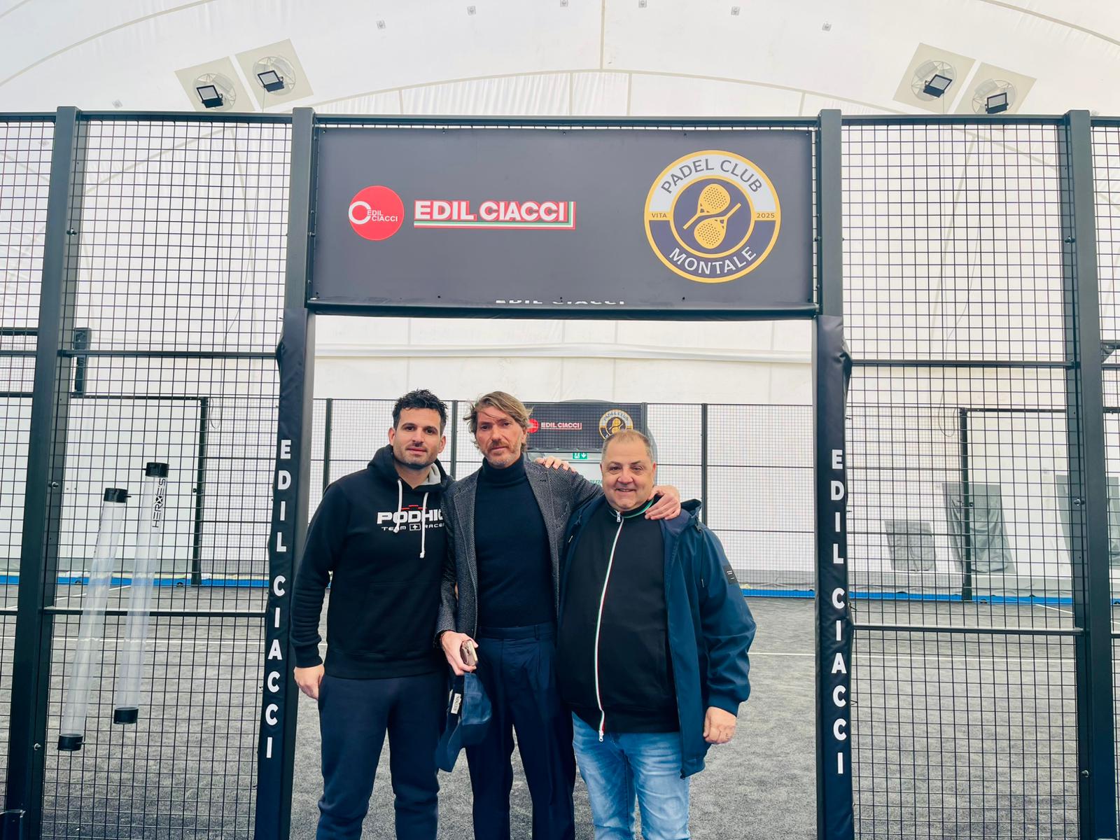 Edilciacci a fianco dello sport: è il main sponsor del primo torneo Open Padel Club Montale