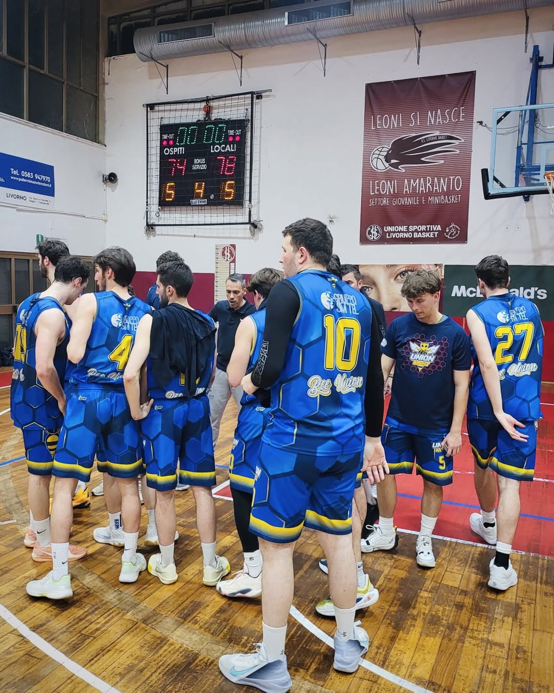 L’Union si ferma a Livorno: non basta la rimonta nell’ultimo quarto