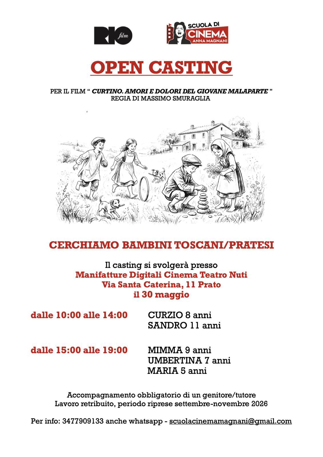 locandina casting malaparte