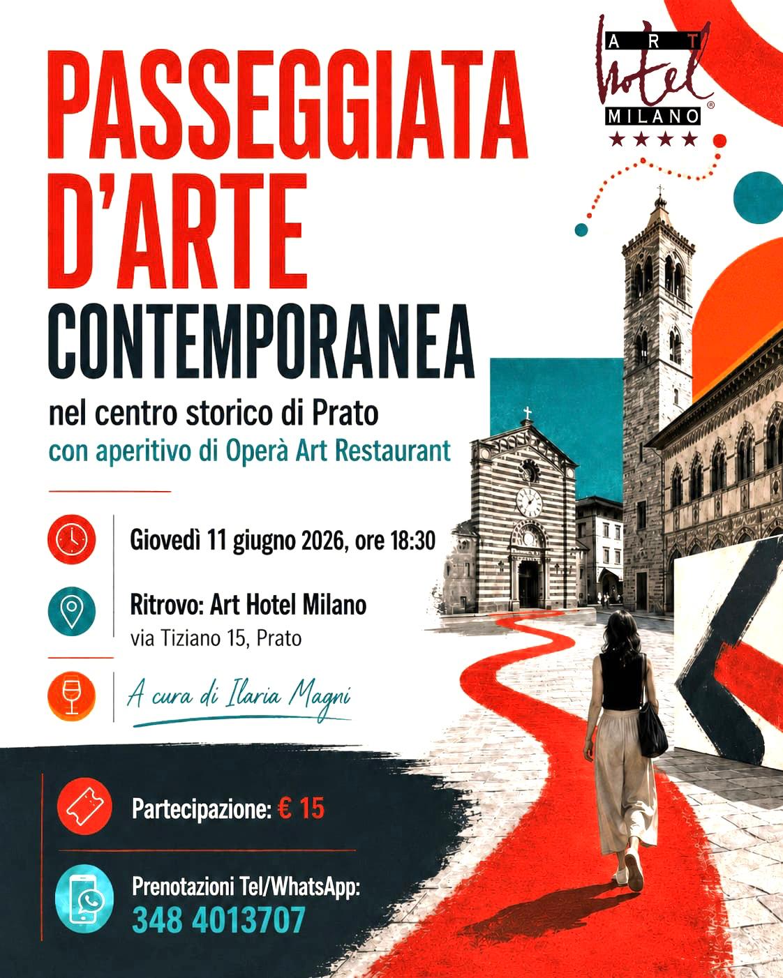 All’Art Hotel Milano si inaugura la stagione estiva con una passeggiata d’arte contemporanea nel centro storico