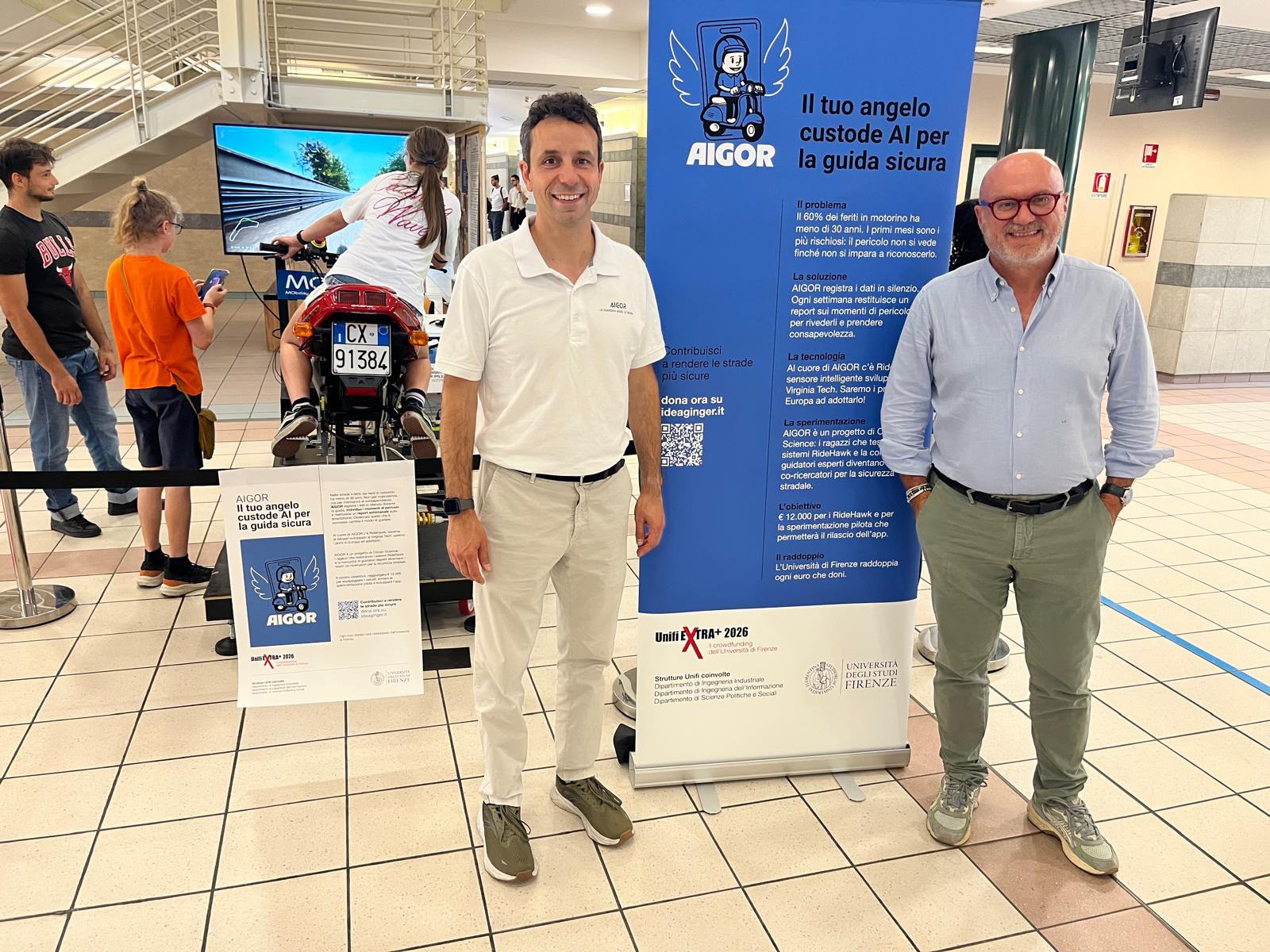 Aci Prato sostiene ‘AIGOR’, il progetto dell’Università di Firenze che utilizza l’intelligenza artificiale per una guida più sicura dei giovani in motorino