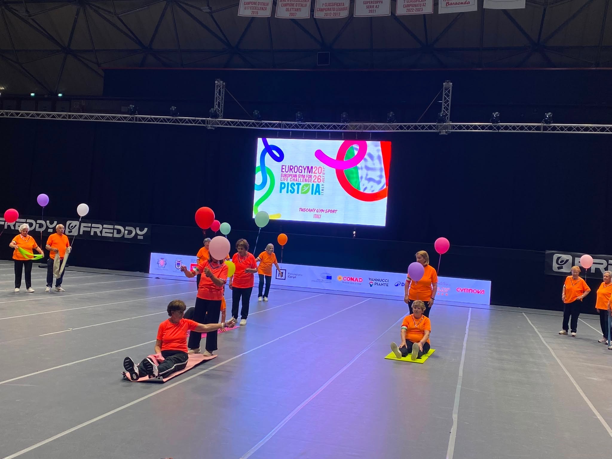 European Gym for Life Challenge, il gruppo di Montemurlo over 60 conquista il primato di formazione sportiva più longeva dell’intero festival