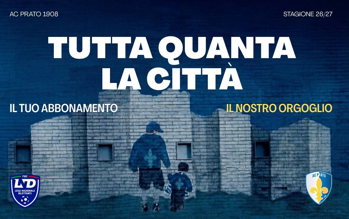 “Tutta quanta la città”: il Prato lancia la campagna abbonamenti 2026/27