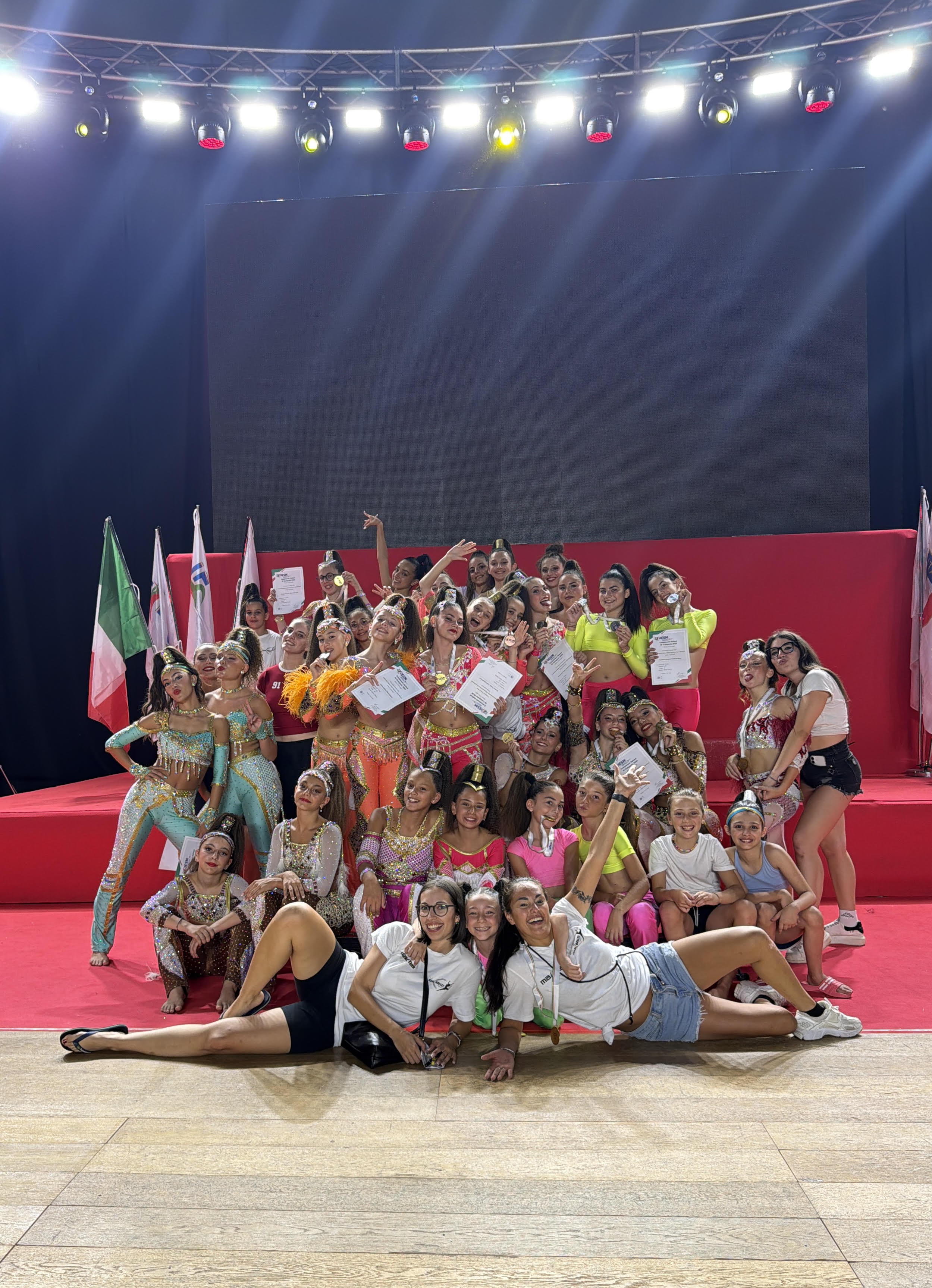 Asd Ideal Ballet scatenata ai campionati italiani di Disco Dance: 13 ori, 7 argenti e 6 bronzi