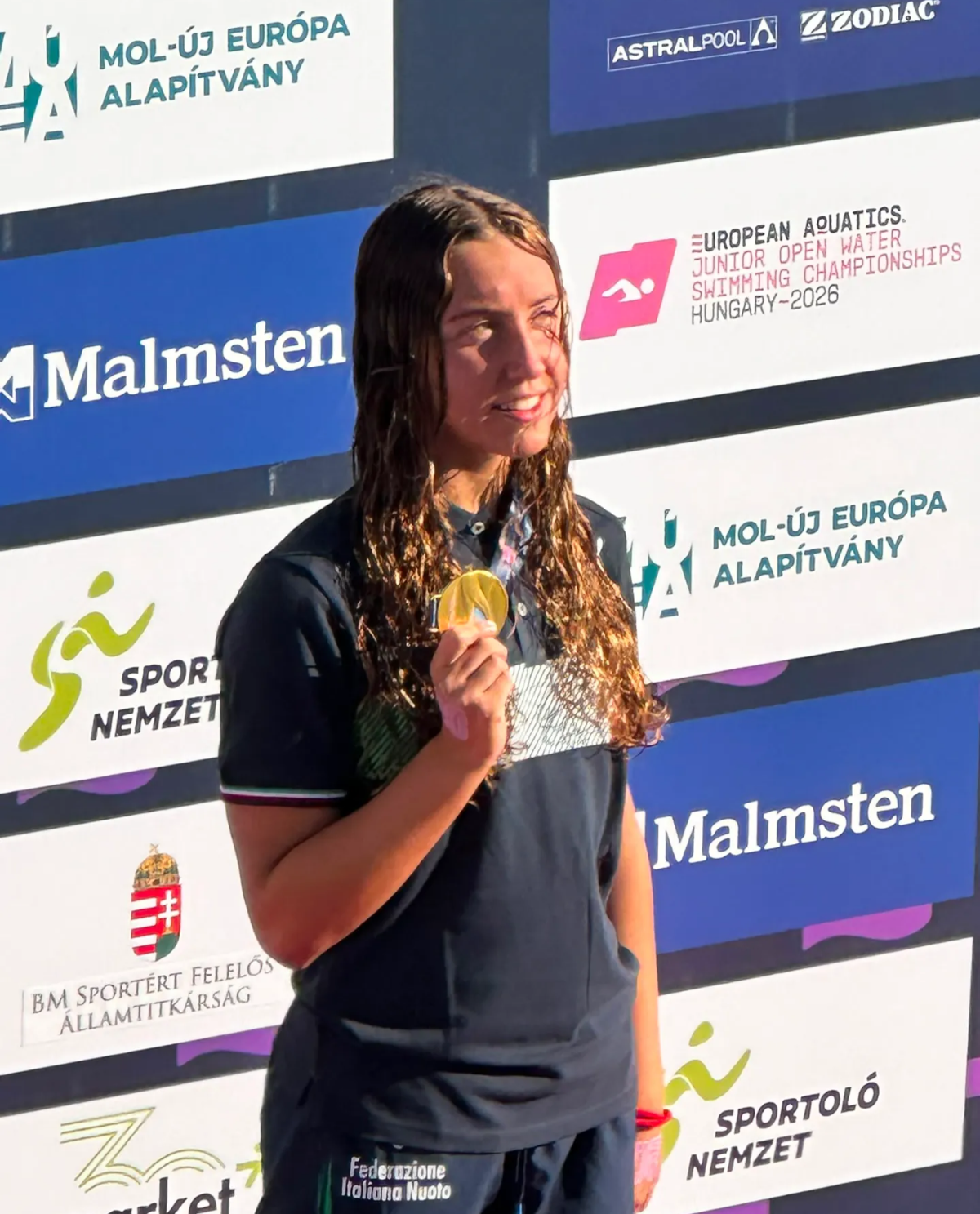 Sofia Biagi vola in Argentina: convocata con la Nazionale per i Mondiali Juniores di acque libere
