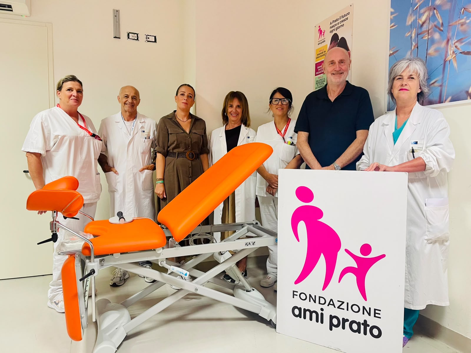 Tricobiotos Spa sceglie Fondazione AMI: dalle donazioni dei dipendenti un nuovo lettino ginecologico per il Santo Stefano