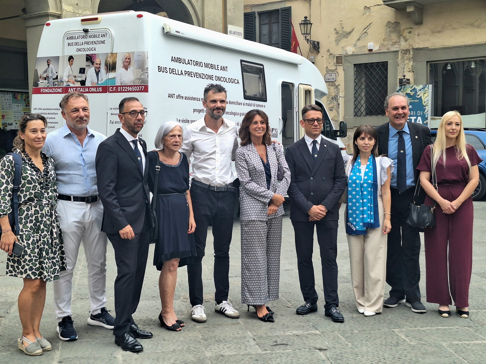 In centro a Prato l’ambulatorio mobile di Fondazione Ant: due giornate per la prevenzione dei tumori al seno