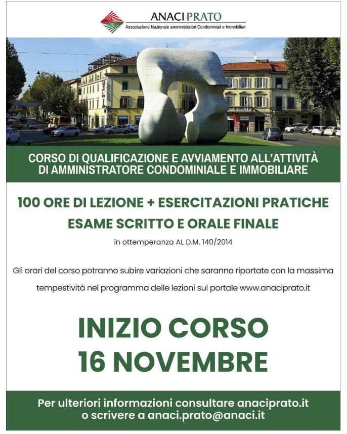 Una nuova opportunità professionale: parte il corso per diventare amministratore di condominio