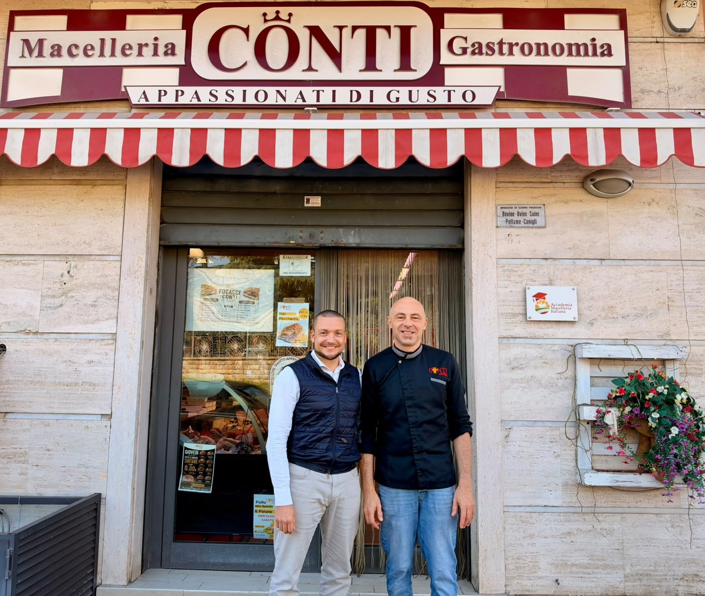 Enrico Conti, un pratese al vertice dell’Accademia Macelleria Italiana. E adesso si cerca un partner imprenditoriale per la storica macelleria