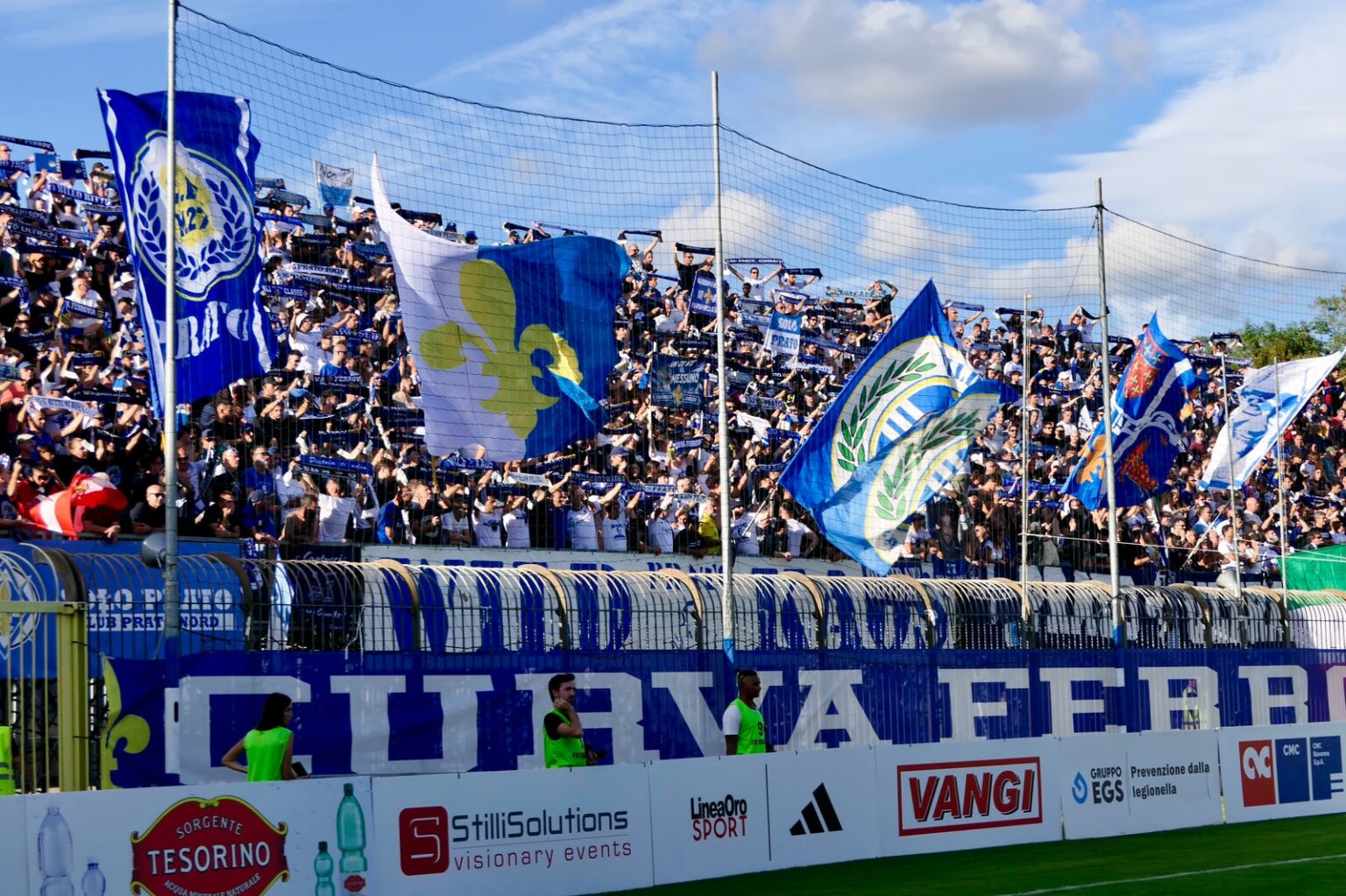 Prato-San Donato Tavarnelle 2-0, il match visto dalla Curva Ferrovia