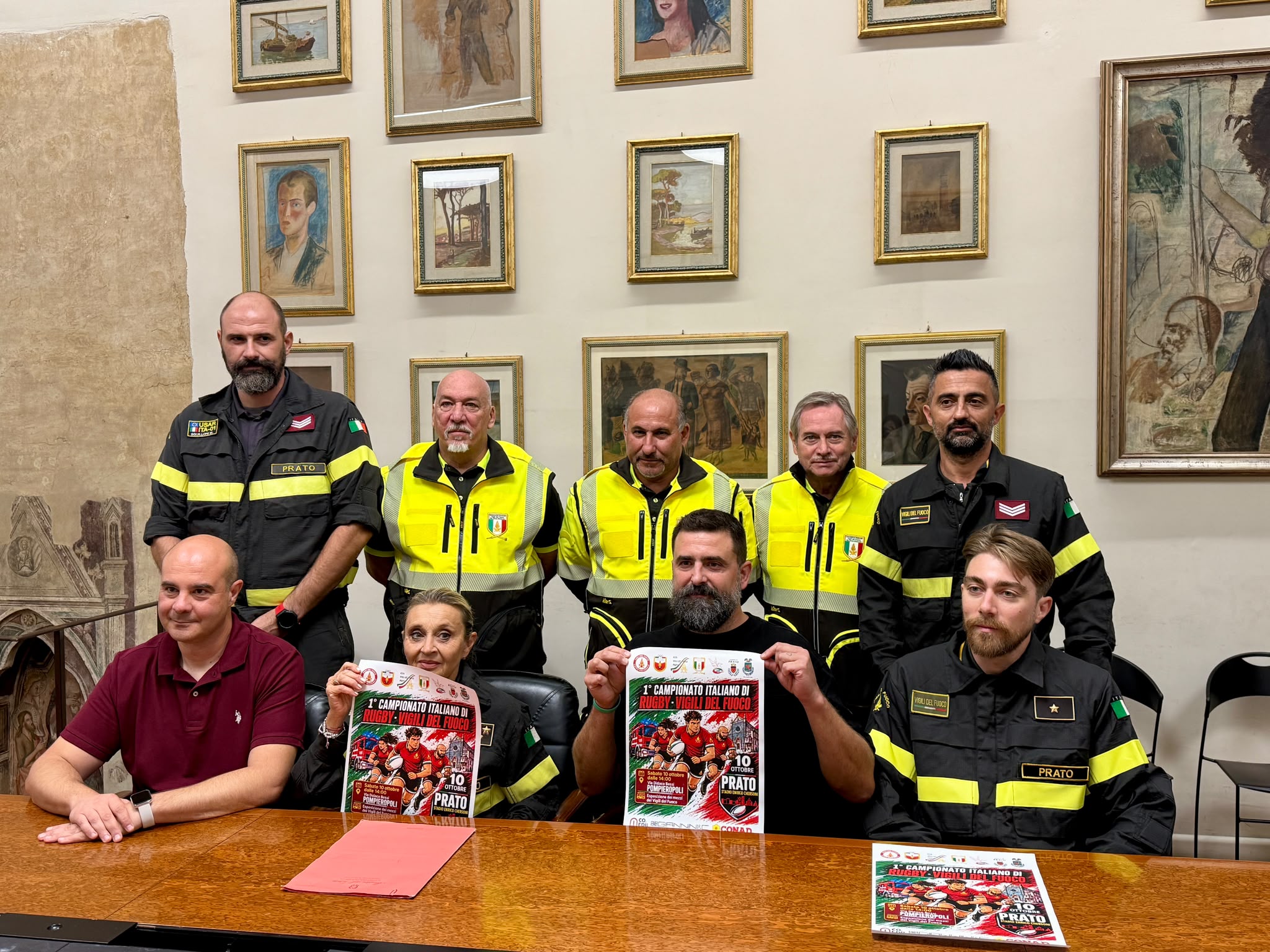 A Prato la prima edizione dei Campionati italiani di rugby dei Vigili del Fuoco